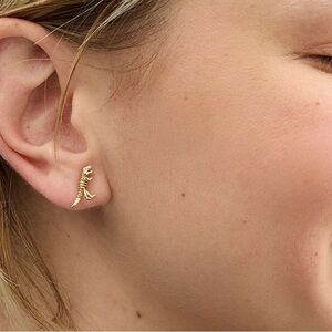 Coach Gold Rexy Stud Earrings